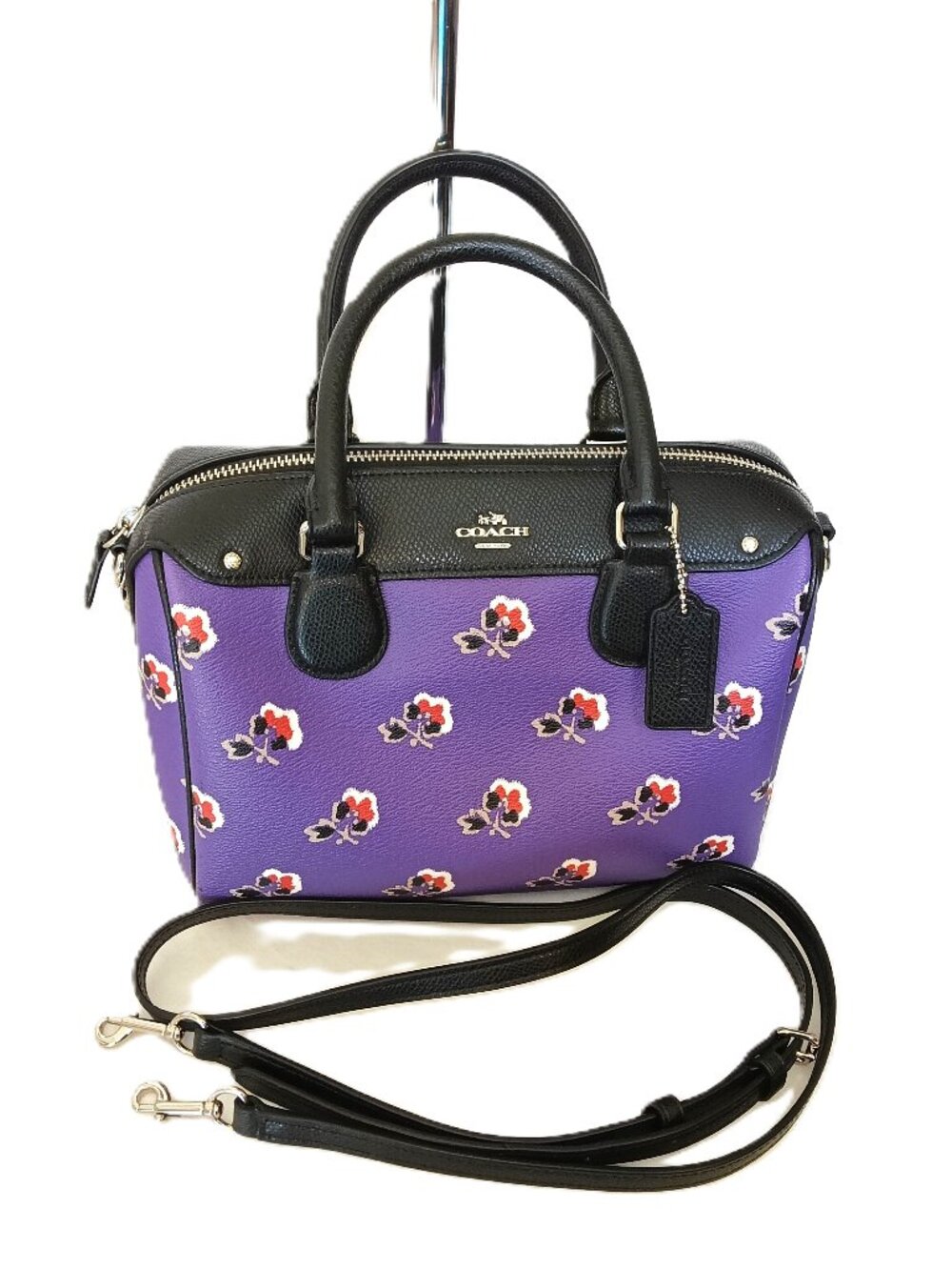 Coach Mini Bennett Crossbody Bramble Rose Like New